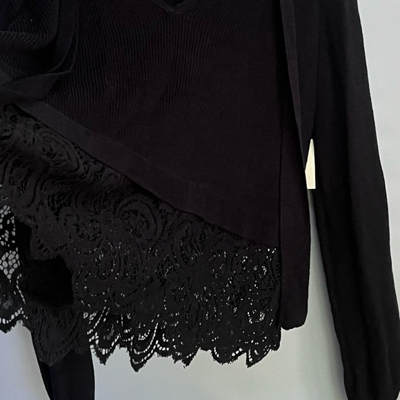 NWT Anthropologie Lace Knit Tunic Sweater XL - Picture 8 of 11